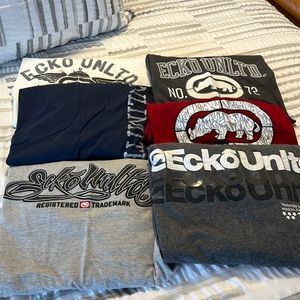 Mens 3XL ECKO tshirts all sold together. Good condition